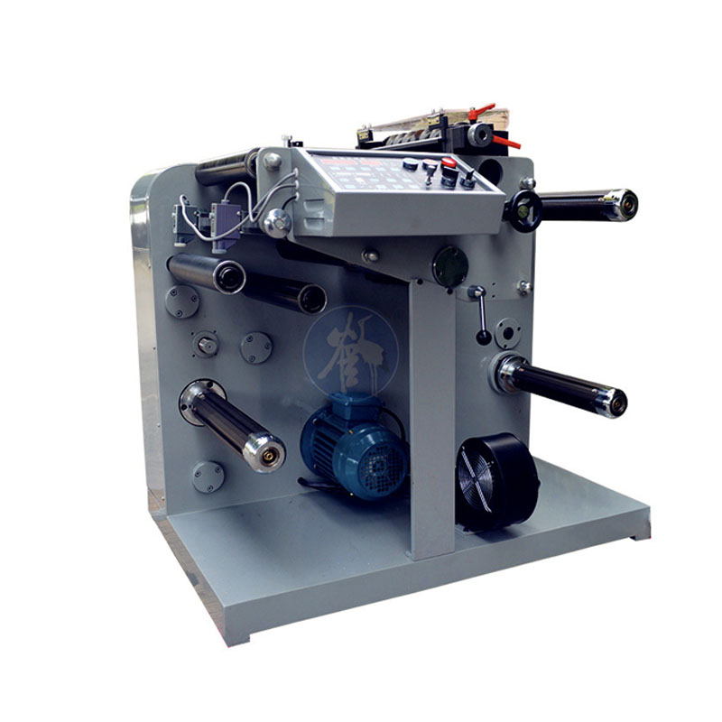 Máquina automática de rebobinado y corte de rollo de papel adhesivo autoadhesivo, cortadora rebobinadora cortadora de etiquetas epoxi de PVC